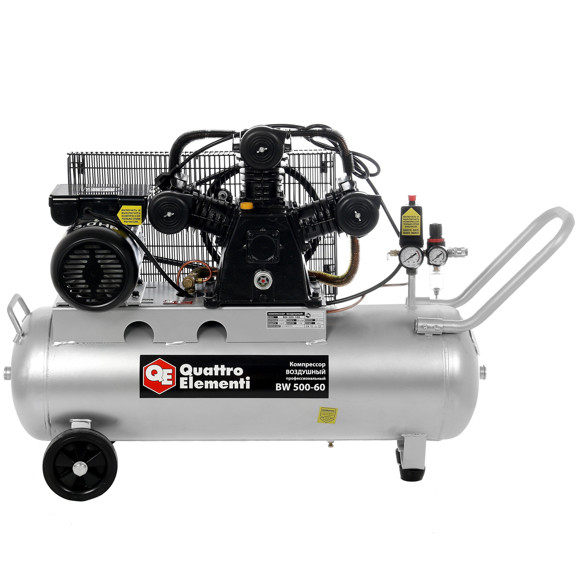 Компрессор поршневой масляный Quattro Elementi BW 500-60 770-292 1243196 STDN-0050225 - Вид №2