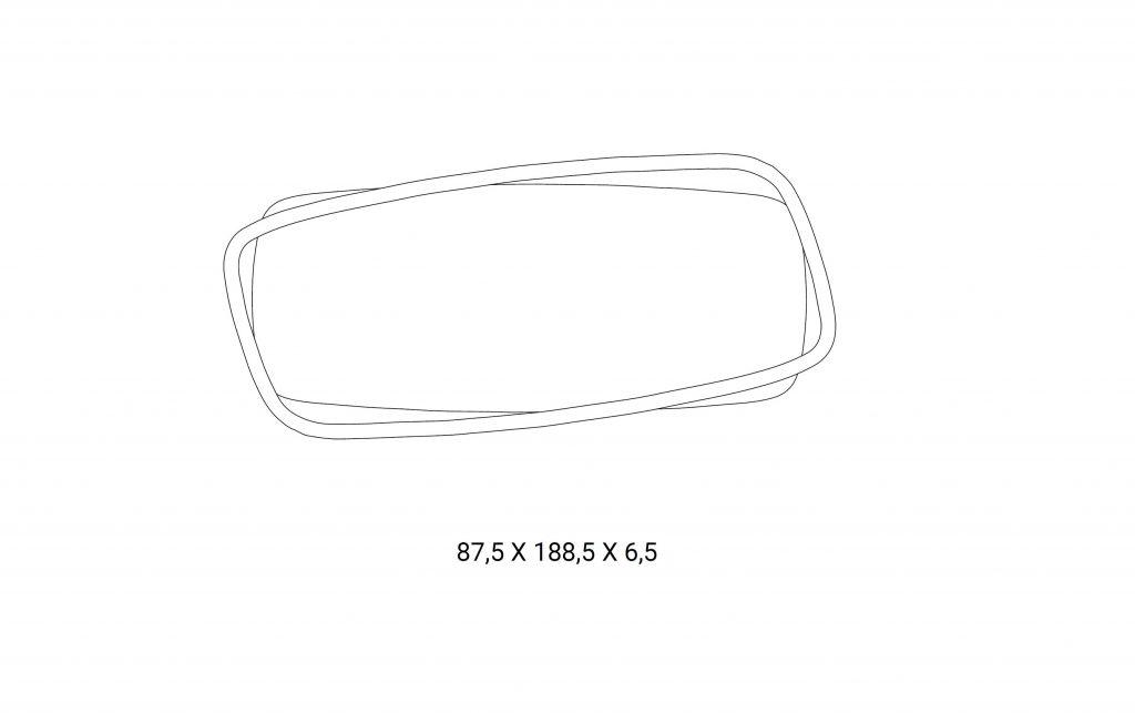 Ozzio Italia Прямоугольное настенное зеркало  X037  - Вид №18