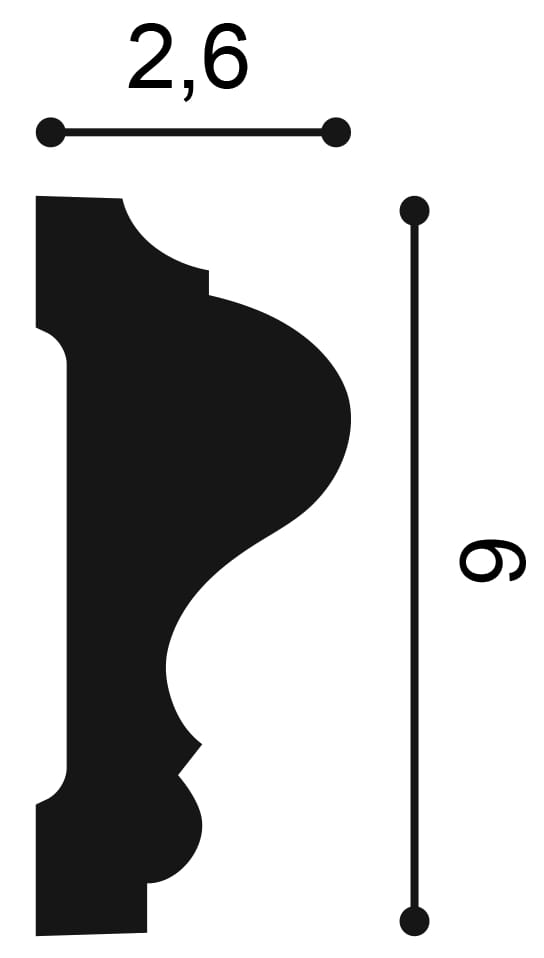 Планка Orac P8020 ARCH-00108053 - Вид №4