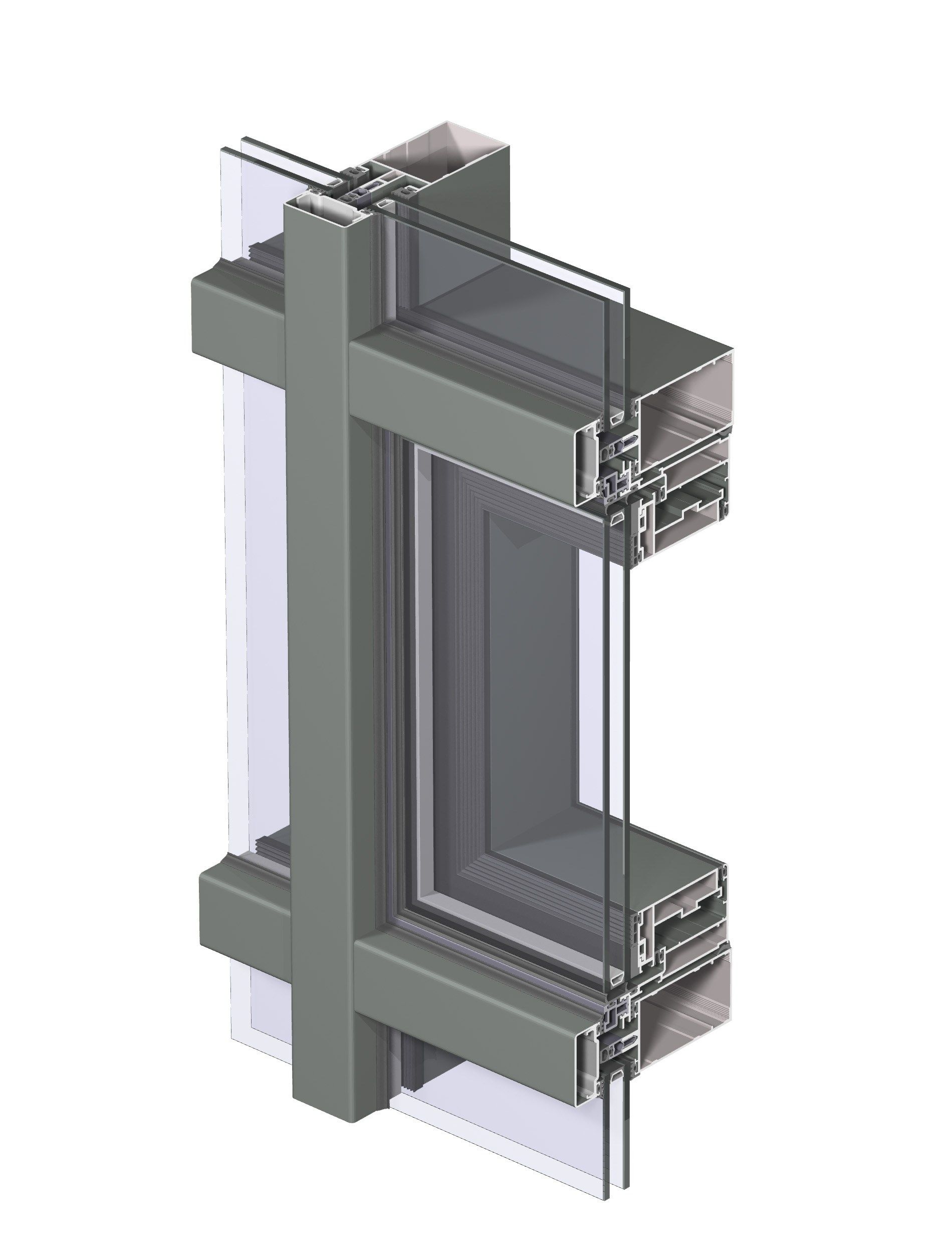 Система навесной стены Reynaers Aluminium ConceptWall ARCH-00053847 - Вид №12