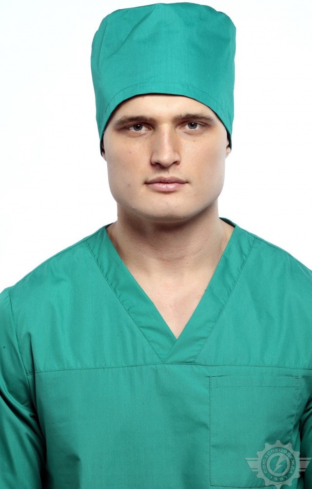 59084 Колпак "Спец" зеленый  Медицинская одежда  размер Спецодежда  - Вид №5