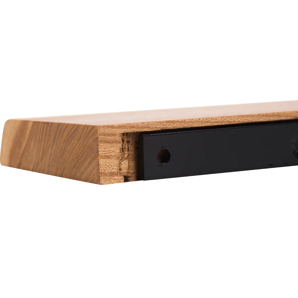 Полка прямая из массива карагача 40 см Santreyd Куарагача STLM-2131329 - Вид №1