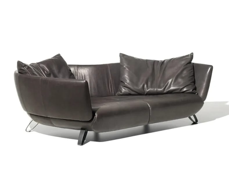 2-местный кожаный изогнутый диван de Sede DS-102 SHELL ARCH-00138731