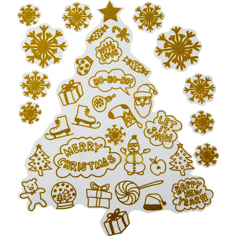 Наклейка «Ёлка» 72x54 см Santreyd STLM-2200385