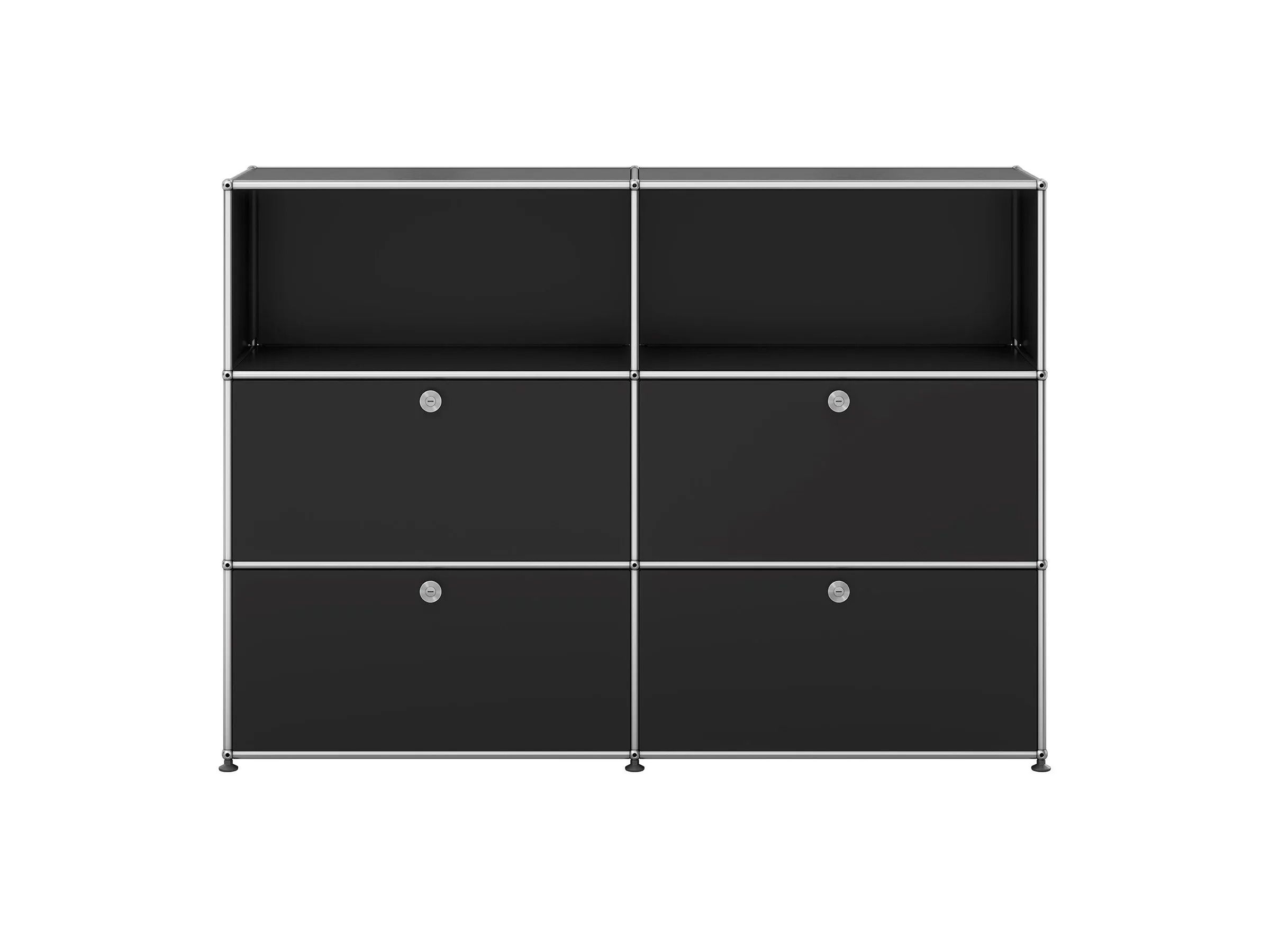 Секционный шкаф из стали с откидными дверцами USM USM SELECTION ARCH-00096321 - Вид №8