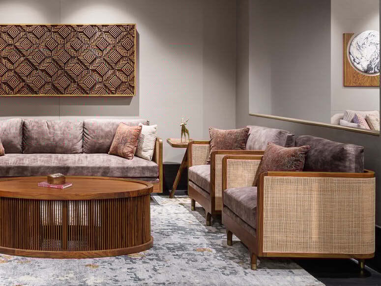 Тканевое кресло с подлокотниками Alankaram LUK ARCH-00074067 - Вид №4