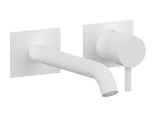 Настенный однорычажный смеситель для раковины с ограничителем расхода