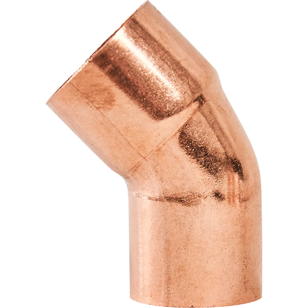 Угол однораструбный Hailiang ø22/45° мм медь STLM-2147832 - Вид №1