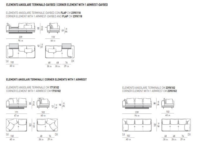 Кожаный диван Minotti Коннери ARCH-00151868 - Вид №8