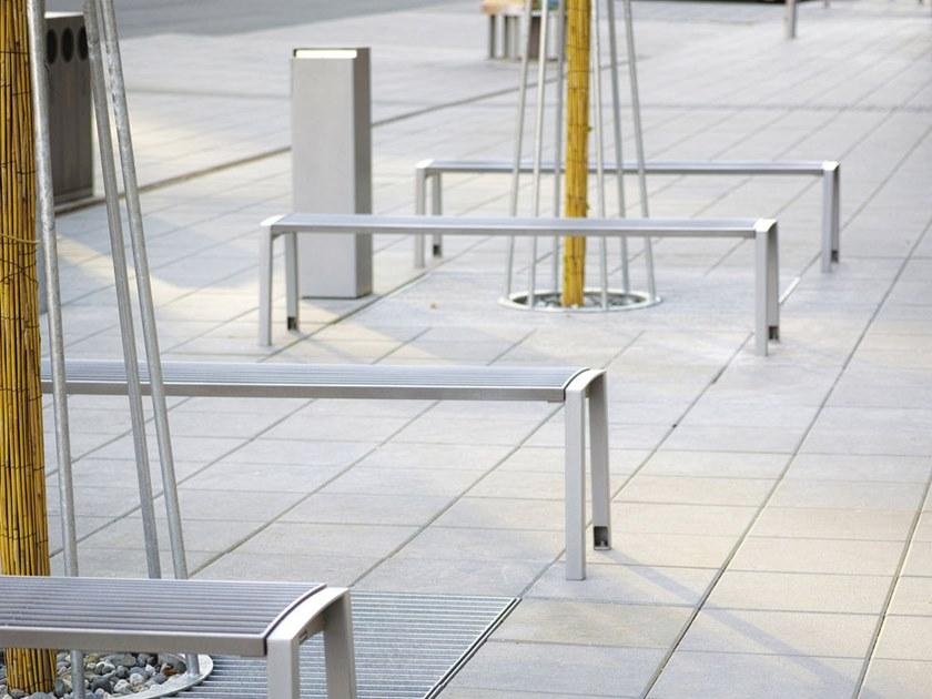 mmcité1 Скамья из оцинкованной стали со спинкой Vera sun-id-1395580 - Вид №2