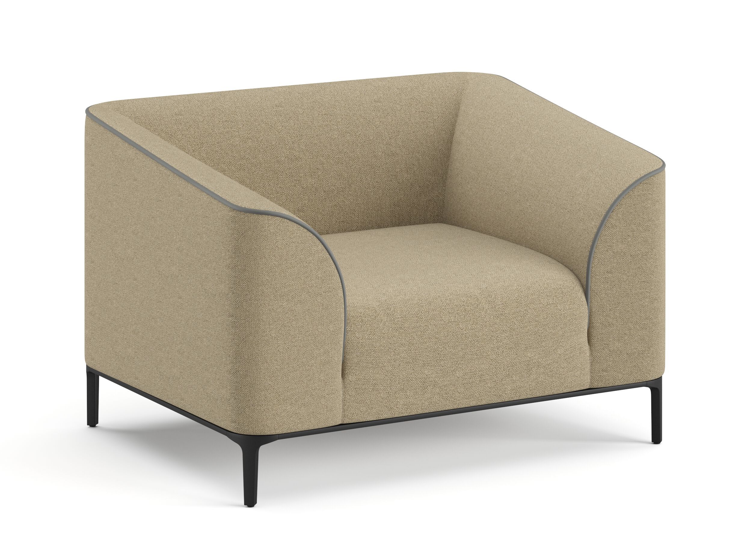 Тканевое кресло с подлокотниками Ersa Земля ARCH-00117952