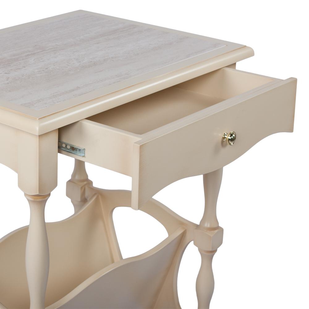 16005 Стол Оникс 5 Айвори BOGACHO 4627138230817 - Вид №1