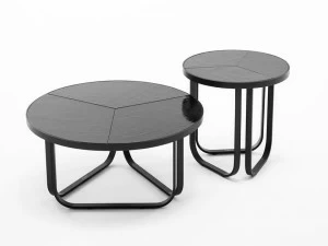 RODA Круглый садовый стол из керамогранита Thea