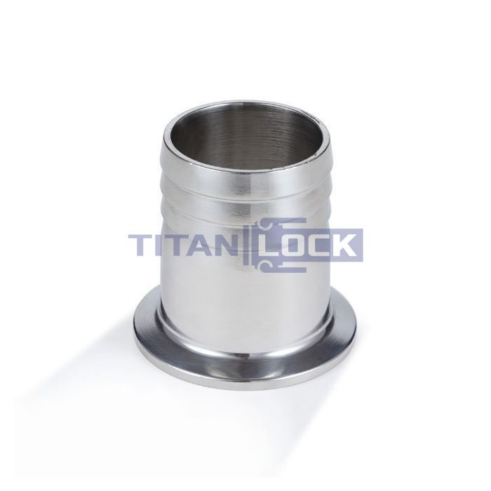 Штуцер CLAMP под рукав DN50 нерж. 316, DIN TL50CLH TITAN LOCK  - Вид №2