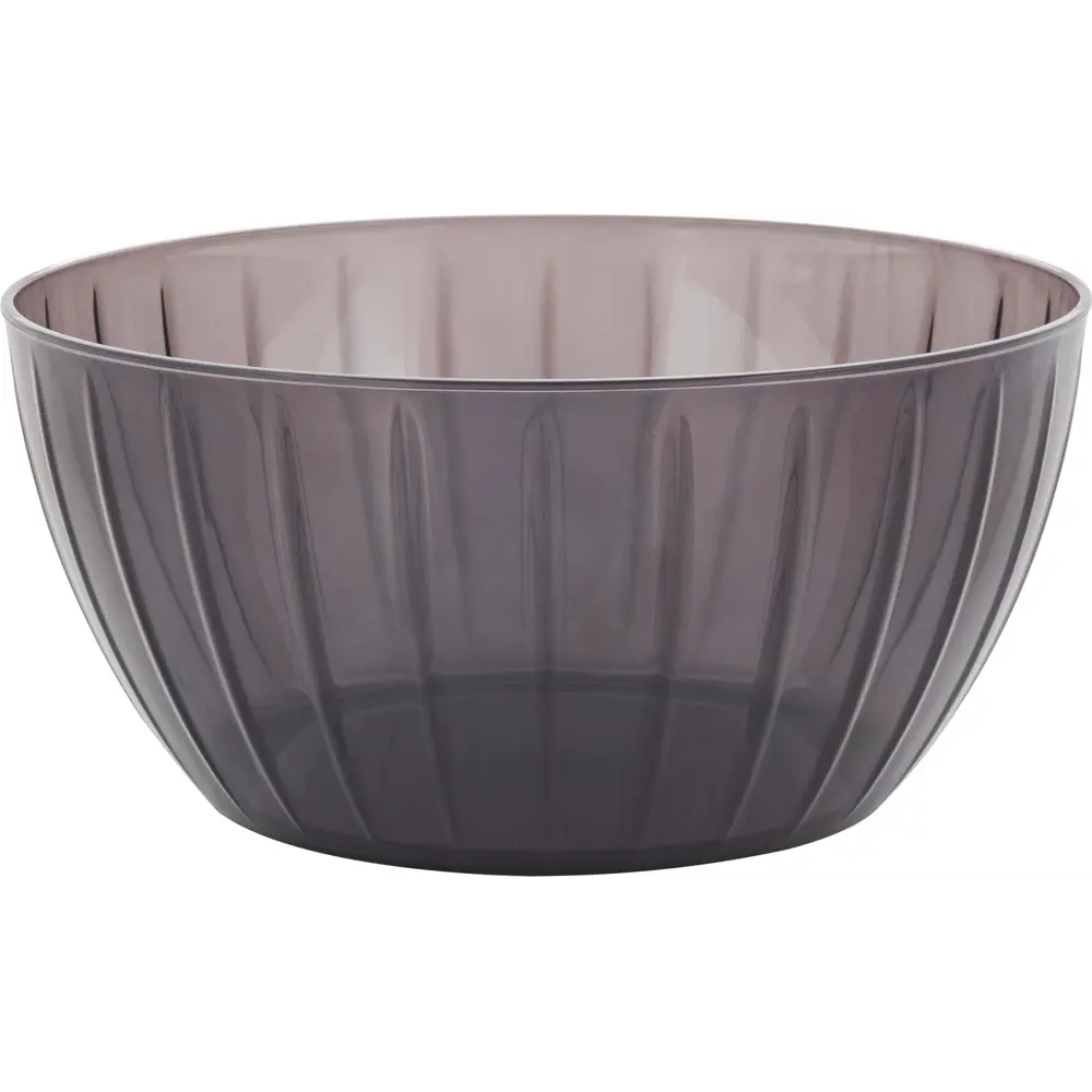 Салатник Neo Luxe 2800 мл 21.9 см круглый пластик цвет дымчатый кварц Santreyd STLM-2005935