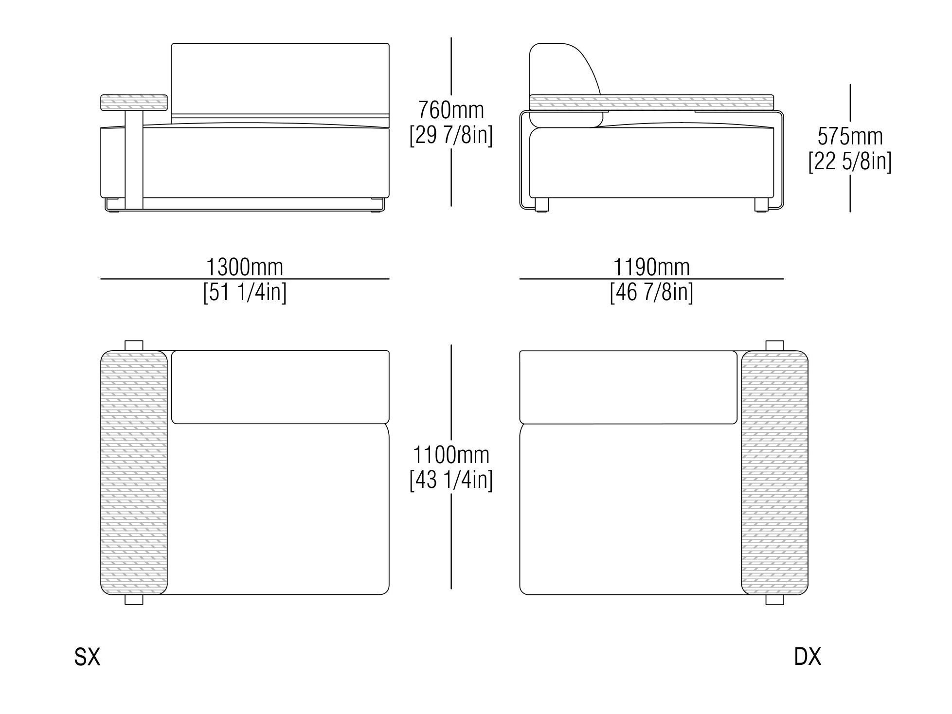 Модульный тканевый диван MisuraEmme CANNES ARCH-00010941 - Вид №10