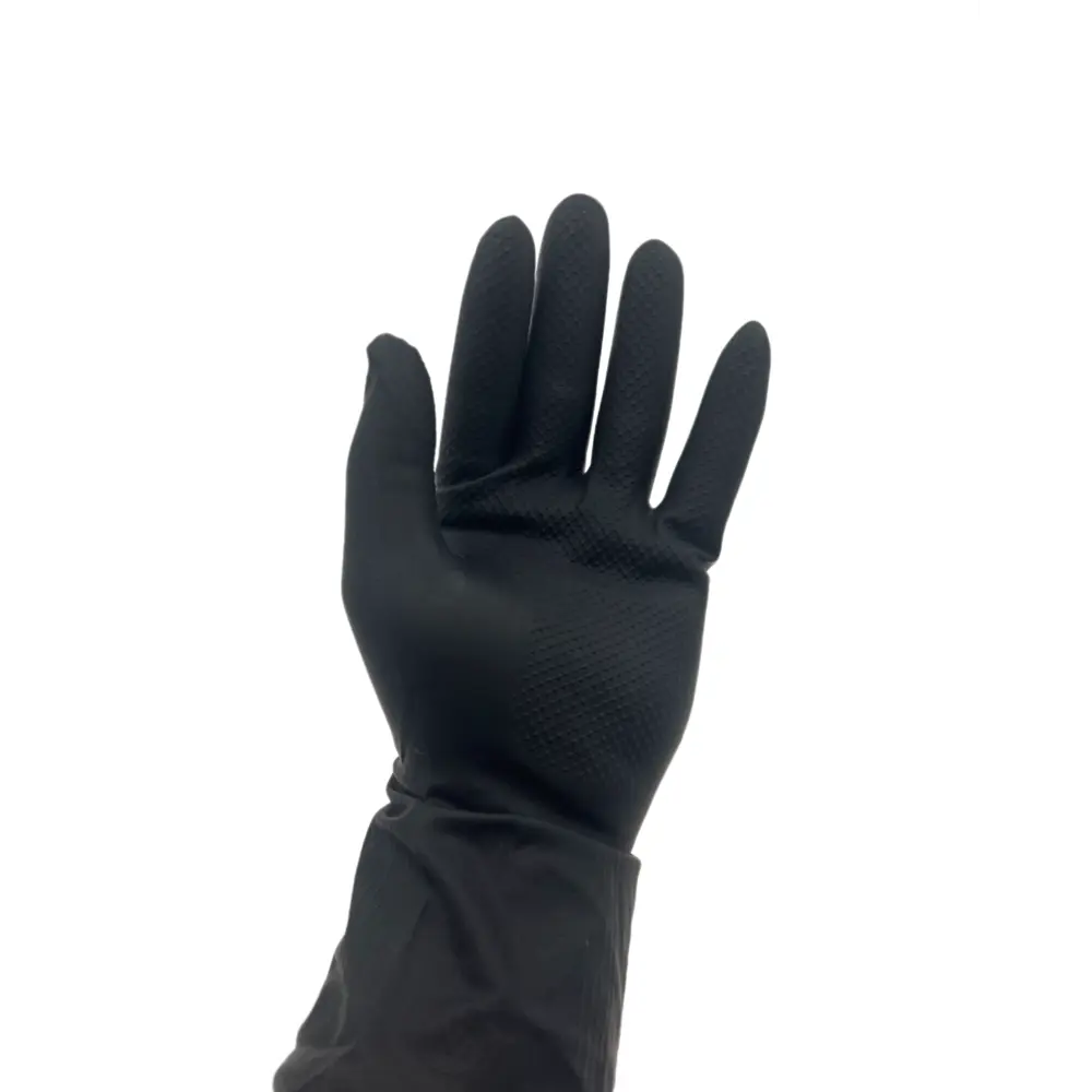 Перчатки латексные усиленные Gl24045 размер XL цвет черный Santreyd STLM-2082695 - Вид №2