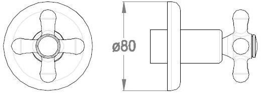 Fir Italia Дивертер Alison 33 3394178 - Вид №1