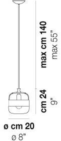 Vetreria Vistosi Подвесной светильник Futura sun-id-1473238 - Вид №6