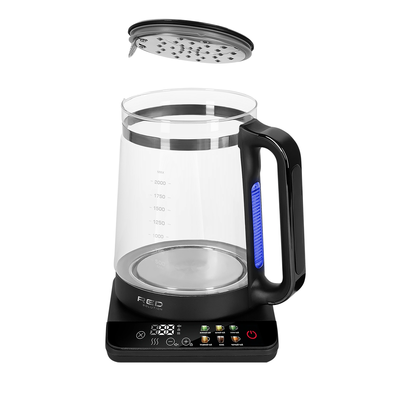 9125772 Электрочайник RED solution KG1330D прозрачный STDN-0027128 - Вид №3
