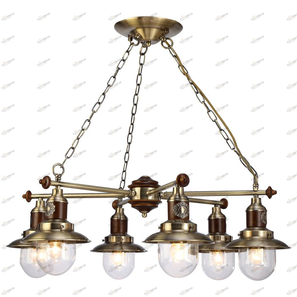 Подвесная люстра Arte Lamp Sailor A4524LM-6AB ARTE LAMP ДИЗАЙНЕРСКИЕ, SAILOR 056618 Бронза 