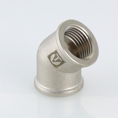 VTr.091.N.0004 Фитинг резьбовой – угольник 45° Valtec 1/2"  - Вид №1