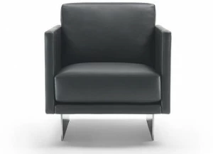 Marelli Кожаное кресло с подлокотниками Blade