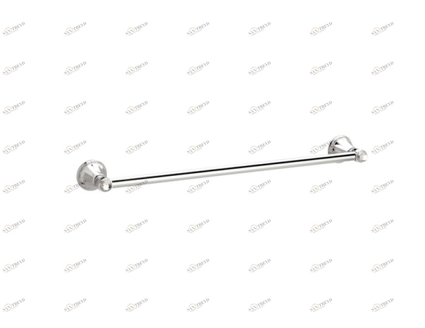 058272.000.62 Вешалка для полотенец 600мм с кристаллами сваровски Сатин никель Mestre Adriatica