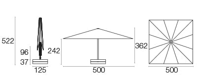 Ткань квадратный зонтик emu больше ARCH-00043966 - Вид №9