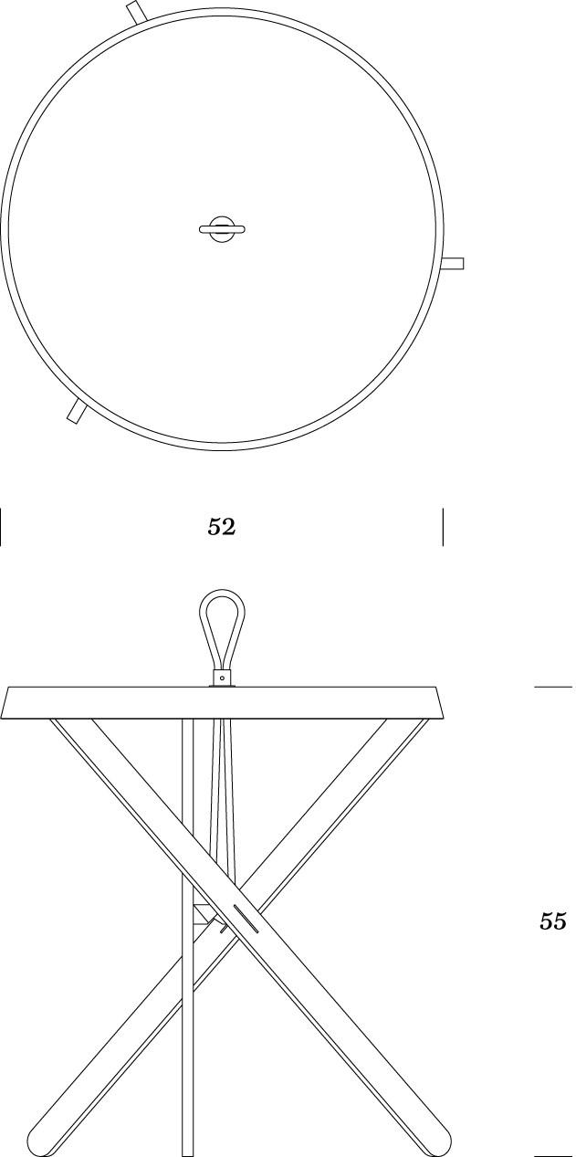 MOX Круглый журнальный столик из стали и дерева sun-id-1419981 - Вид №5