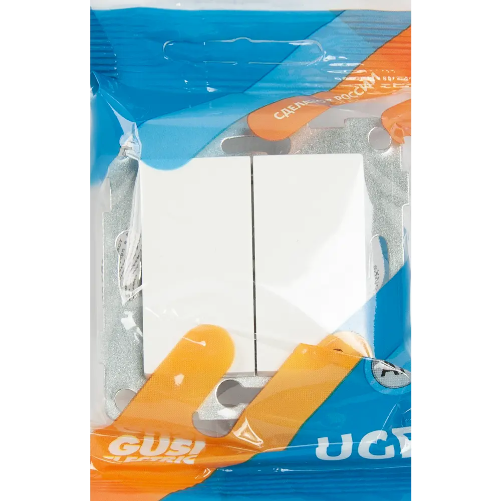 Выключатель GUSI Electric Classic с двумя клавишами в жемчужном исполнении 83864314 Ugra STLM-0045179 - Вид №4