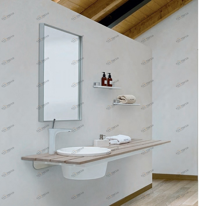 СТОЛЕШНИЦА ИЗ ДУБА СО ВСТРОЕННОЙ РАКОВИНОЙ LIMON 120 СМ McBath