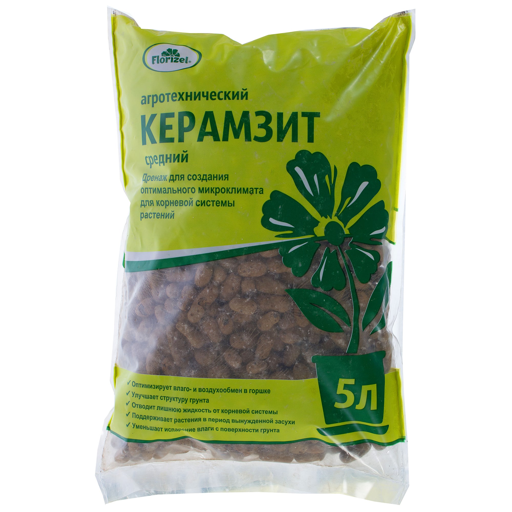 18399638 Керамзит средний Florizel 5 л Santreyd 