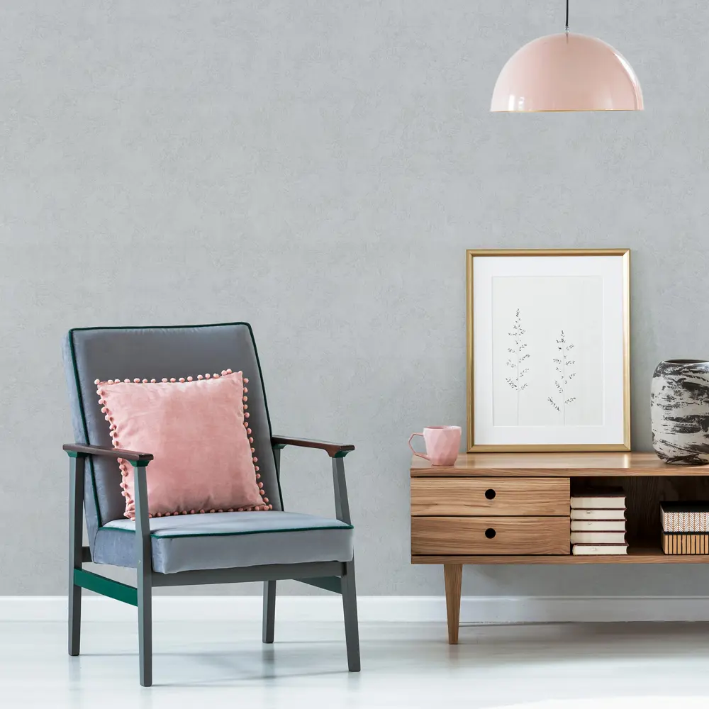 Обои флизелиновые Фламенко серые 4369-8 89428490 МОСКОВСКАЯ ОБОЙНАЯ ФАБРИКА STLM-1572586 - Вид №4