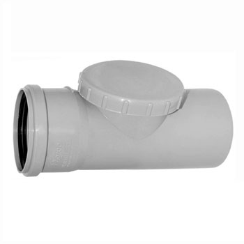 Ревизия ПВХ канализационная Д50мм Политек 6332 - Вид №1