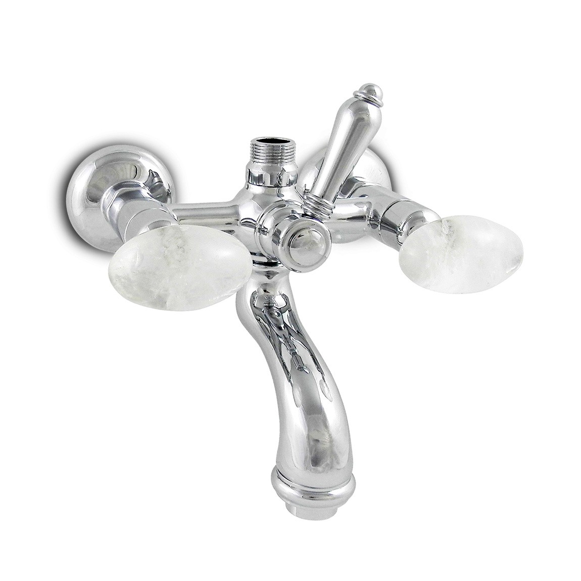 2100 ** 09C Комплект ванны для душевой колонки Nicolazzi Series Cristallo di Rocca 