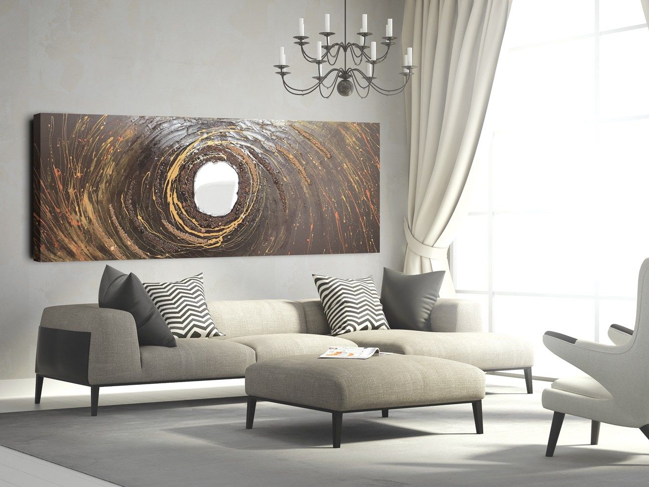 Алюминиевый полотенцесушитель Termo Design эффект драгоценного камня ARCH-00150902 - Вид №12