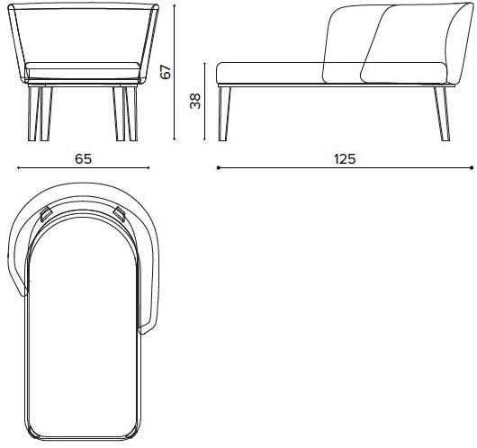 True Design Мягкая кушетка Clara sun-id-1431025 - Вид №11