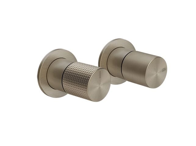 Хромированный латунный смеситель для душа с 2 отверстиями Gessi Habito ARCH-00036646 - Вид №1