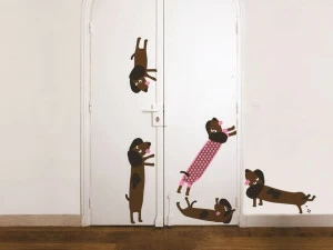 Moustache Клейкое виниловое украшение