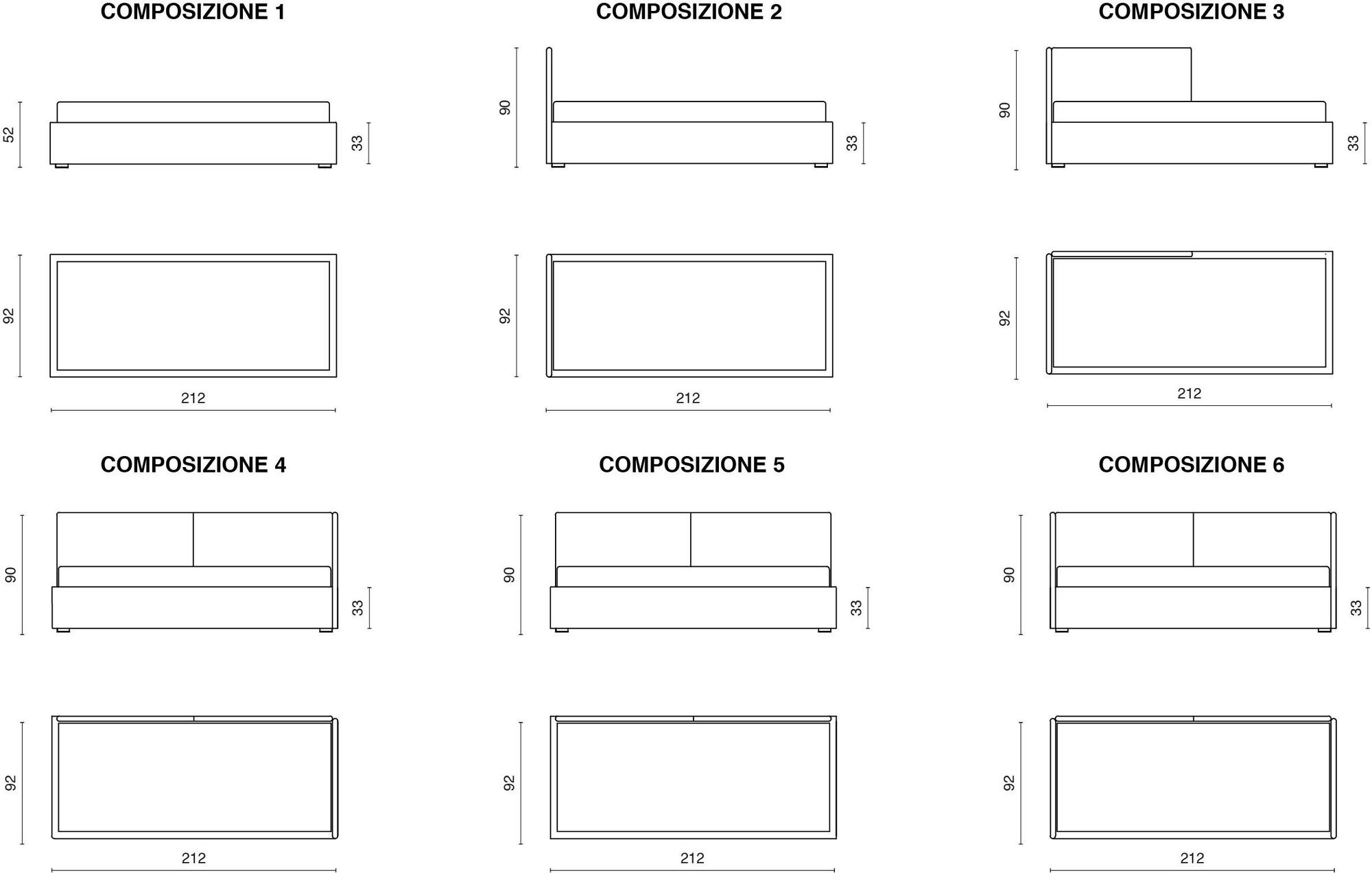 Chaarme Letti 2-местный диван-кровать со съемным чехлом из ткани sun-id-1440521 - Вид №4