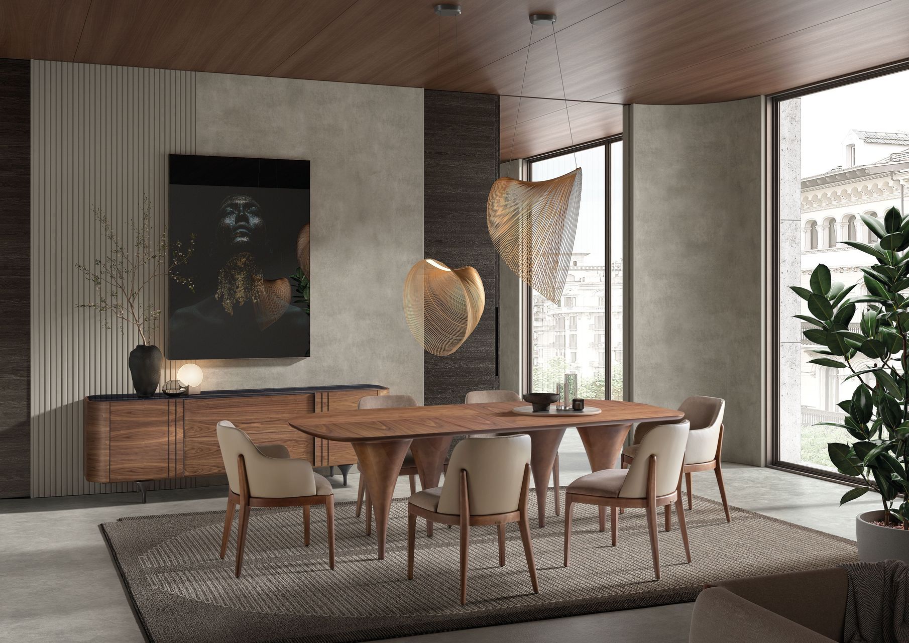 Деревянный фиксированный стол Hurtado Evolution ARCH-00138719 - Вид №1