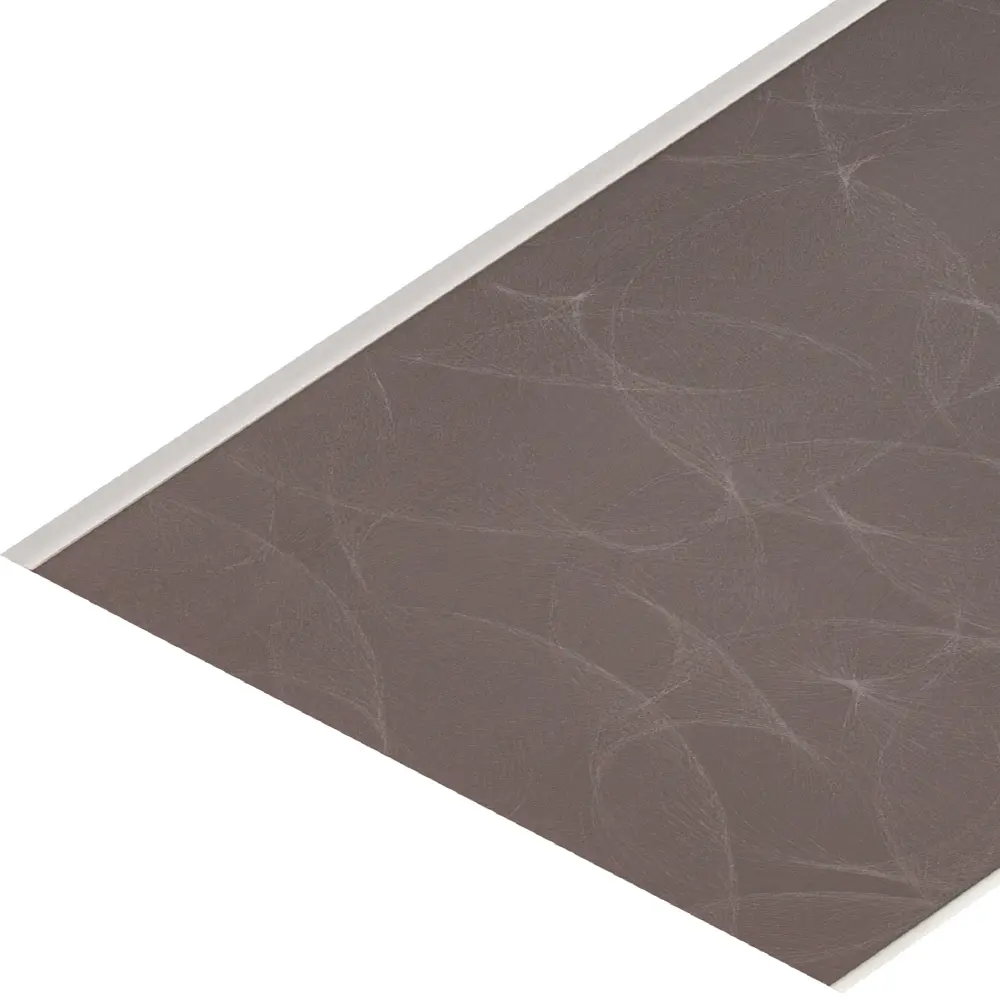 Стеновая панель ПВХ Грейс серо-коричневый 2700х250х8 мм 0.675 м² Santreyd STLM-2136471 - Вид №2
