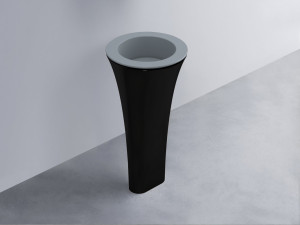 AMLA45-BR+AMPILT-BR+AMCOLT-N Раковина Amedeo Tondo отдельностоящая cielo Enjoy + Amedeo