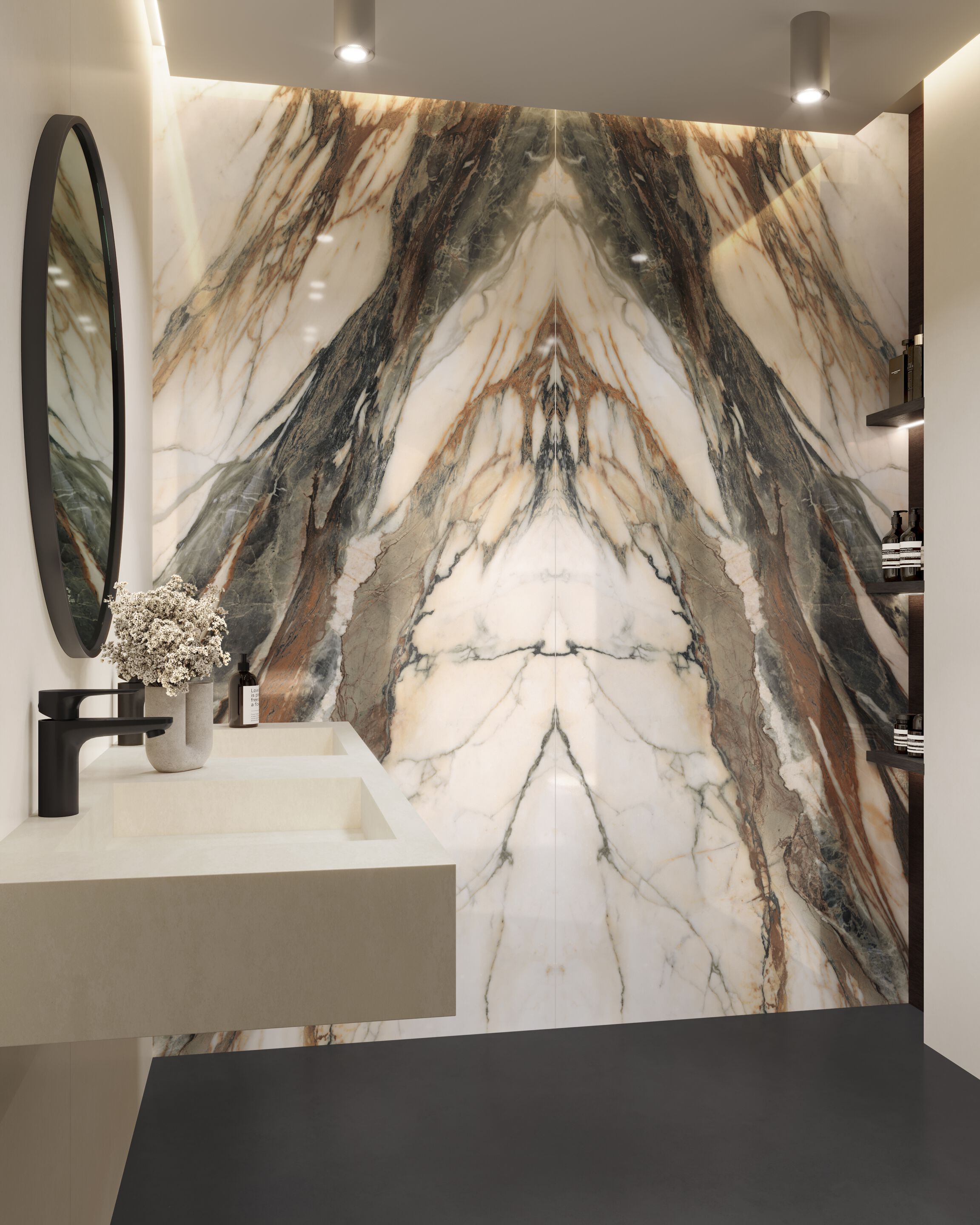 Пол / керамогранит с мраморным эффектом Kaleseramik плиты ARCH-00111760 - Вид №3