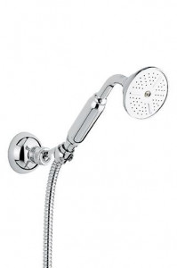 110OAMCR Ручной душ 110OAM: лейка, шланг, крепеж, цвет хром