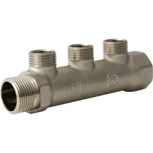 Коллектор с наружной резьбой Valtec на 3 выхода 3/4"x1/2" VTc.500.N.0503 10526807 STLM-2121311