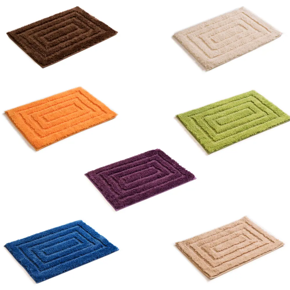 Коврик для ванной комнаты Grampus 45х65 см цвет оранжевый STLM-2173038 - Вид №2