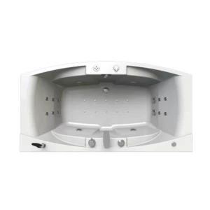 Гидромассаж "Спортивный Chrome" на ванну Сиэтл (двигатель 1500 Вт, система "Turbo-pool", джет Релакс - 10 шт., джет Магнус, Линц - 6 шт.)