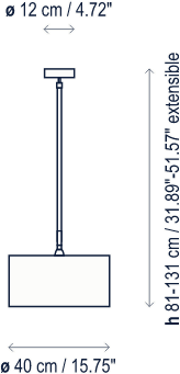 BOVER Подвесной светильник прямого и отраженного света Danona sun-id-1399868 - Вид №1